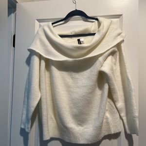 Cream H&M off the shoulder sweater